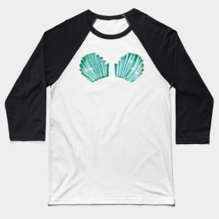 Shell mermaid bra Baseball T-Shirt